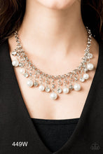 Load image into Gallery viewer, Paparazzi “Heir-headed” White - Necklace Earring Set
