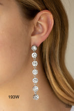 Load image into Gallery viewer, Paparazzi Vintage Vault “Dazzling Debonair&quot; White Post Earrings
