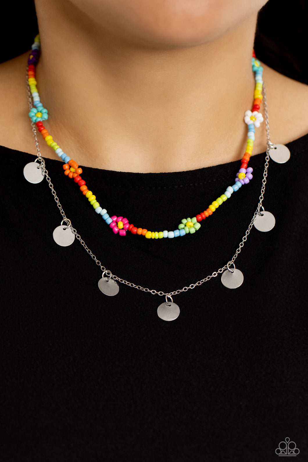 Paparazzi “Rainbow Dash Multi” Necklace Earring Set - Cindysblingboutique