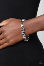Load image into Gallery viewer, Paparazzi “Darling Debutante” Silver Adjustable Clasp Bracelet - Cindysblingboutique

