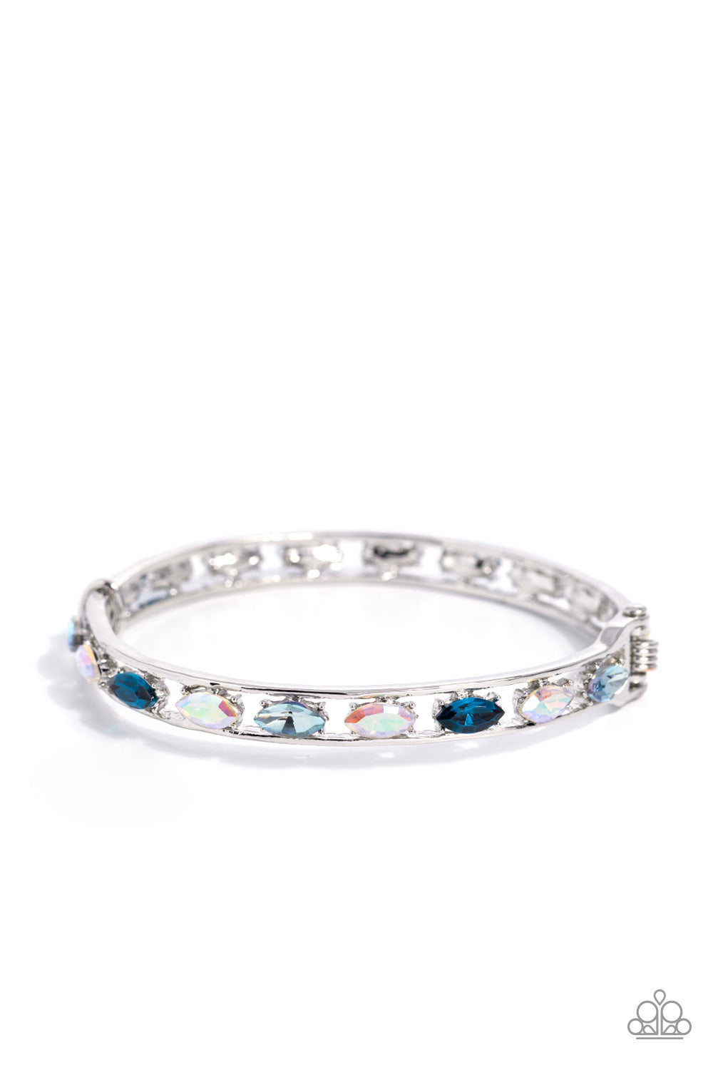 Paparazzi “The Gem Genie” Blue Hinge Bracelet