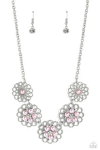 Load image into Gallery viewer, Paparazzi “Mandala Mosaic” Pink Necklace Earring Set
