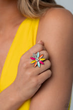 Load image into Gallery viewer, Paparazzi “Lily Lei” Multi Stretch Ring - Cindysblingboutique
