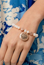 Load image into Gallery viewer, Paparazzi “Leisurely Lotus” Rose Gold Stretch Bracelet - Cindysblingboutique
