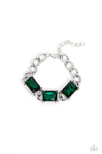Load image into Gallery viewer, Paparazzi “Dazzling Debut” Green Bracelet
