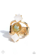 Load image into Gallery viewer, Paparazzi “Sunbeam Showcase” Gold Ring
