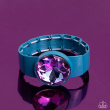 Load image into Gallery viewer, Paparazzi “Exaggerated Ego” Blue Stretch Bracelet
