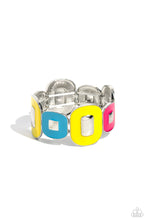 Load image into Gallery viewer, Paparazzi “Painted Pairing” Yellow Stretch Bracelet
