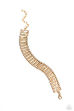 Load image into Gallery viewer, Paparazzi “Elusive Elegance” Gold Clasp Bracelet
