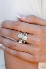 Load image into Gallery viewer, Paparazzi “Tailored Two-Tone” Multi Stretch Ring
