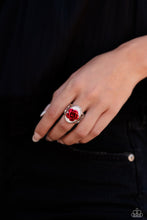 Load image into Gallery viewer, Paparazzi - “ROSE to My Heart” Red Stretch Ring
