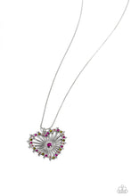 Load image into Gallery viewer, Paparazzi “Flirting Ferris Wheel” Pink Necklace Earring Set
