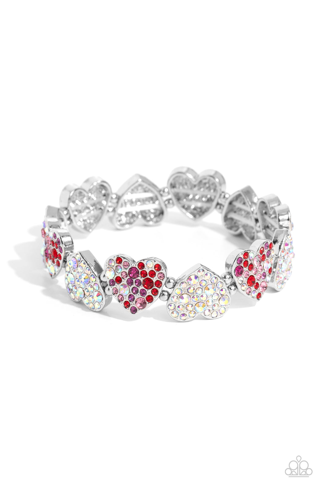 Paparazzi “Headliner Heart” Multi Stretch Bracelet