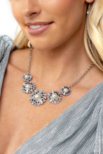 Load image into Gallery viewer, Paparazzi “Gatsby Gallery” Blue Necklace Earring Set
