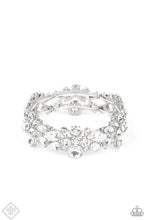 Load image into Gallery viewer, Paparazzi “Beloved Bling” White - Stretch Bracelet
