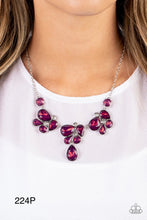 Load image into Gallery viewer, Paparazzi “Everglade Escape “ Purple Necklace Earring Set - Cindysblingboutique
