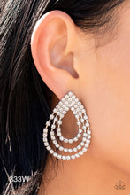 Load image into Gallery viewer, Paparazzi “Take a POWER Stance - White Post Earrings

