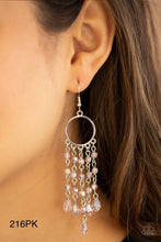 Load image into Gallery viewer, Paparazzi “Dazzling Delicious” Pink Dangle Earrings
