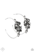 Load image into Gallery viewer, Paparazzi “Arctic Attitude” Silver - Hoop Earrings
