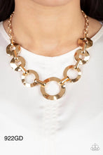 Load image into Gallery viewer, Paparazzi “Mechanical Masterpiece” Gold - Necklace Earring Set
