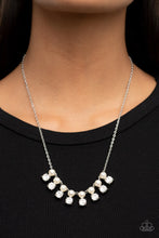 Load image into Gallery viewer, Paparazzi - “Dashingly Duchess” White - Necklace Earring Set
