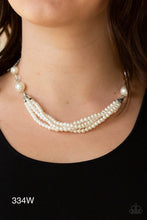 Load image into Gallery viewer, Paparazzi &quot;One-WOMAN Show&quot; White - Necklace Earring Set
