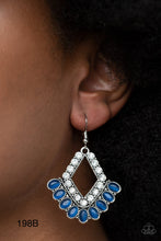 Load image into Gallery viewer, Paparazzi “Just BEAM Happy” Blue Earrings - Cindys Bling Boutique
