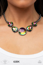 Load image into Gallery viewer, Pink Diamond Exclusive &quot;All The Worlds My Stage&quot; Multi  Black Necklace - Cindysblingboutique
