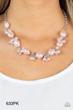 Load image into Gallery viewer, Paparazzi “Rolling with the BRUNCHES” Pink Necklace Earring Set

