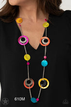 Load image into Gallery viewer, Paparazzi “Kaleidoscopically Captivating” Multi Necklace Earring Set
