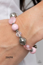 Load image into Gallery viewer, Paparazzi “Pretty Persuasion” - Pink - Stretch Bracelet

