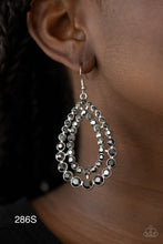 Load image into Gallery viewer, Paparazzi &quot;Glacial Glaze&quot; Silver Dangle Earrings
