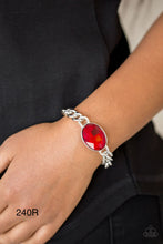 Load image into Gallery viewer, Paparazzi &quot;Luxury Lush&quot; Red - Clasp Bracelet
