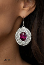 Load image into Gallery viewer, Paparazzi “FIERCE Field” Pink - Dangle Earrings
