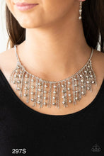 Load image into Gallery viewer, Paparazzi “Rebel Remix” - Silver Necklace Earring Set
