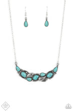 Load image into Gallery viewer, Paparazzi “Cottage Garden” Blue - Necklace Earring Set
