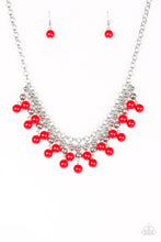 Load image into Gallery viewer, Paparazzi &quot;Friday Night Fringe&quot; Red Necklace
