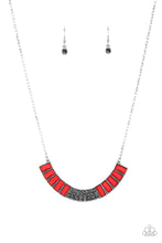 Load image into Gallery viewer, Paparazzi - “Coup de MANE” Red - Necklace Earring Set
