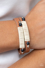 Load image into Gallery viewer, Paparazzi “And ZEN Some” Black - Leather Bracelet
