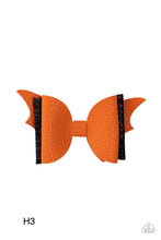 Load image into Gallery viewer, Paparazzi “SPOOK-taculer, SPOOK-taculer” Orange - Halloween Hair Clip
