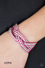 Load image into Gallery viewer, Paparazzi “Bring On The Bling” Pink - Bracelet
