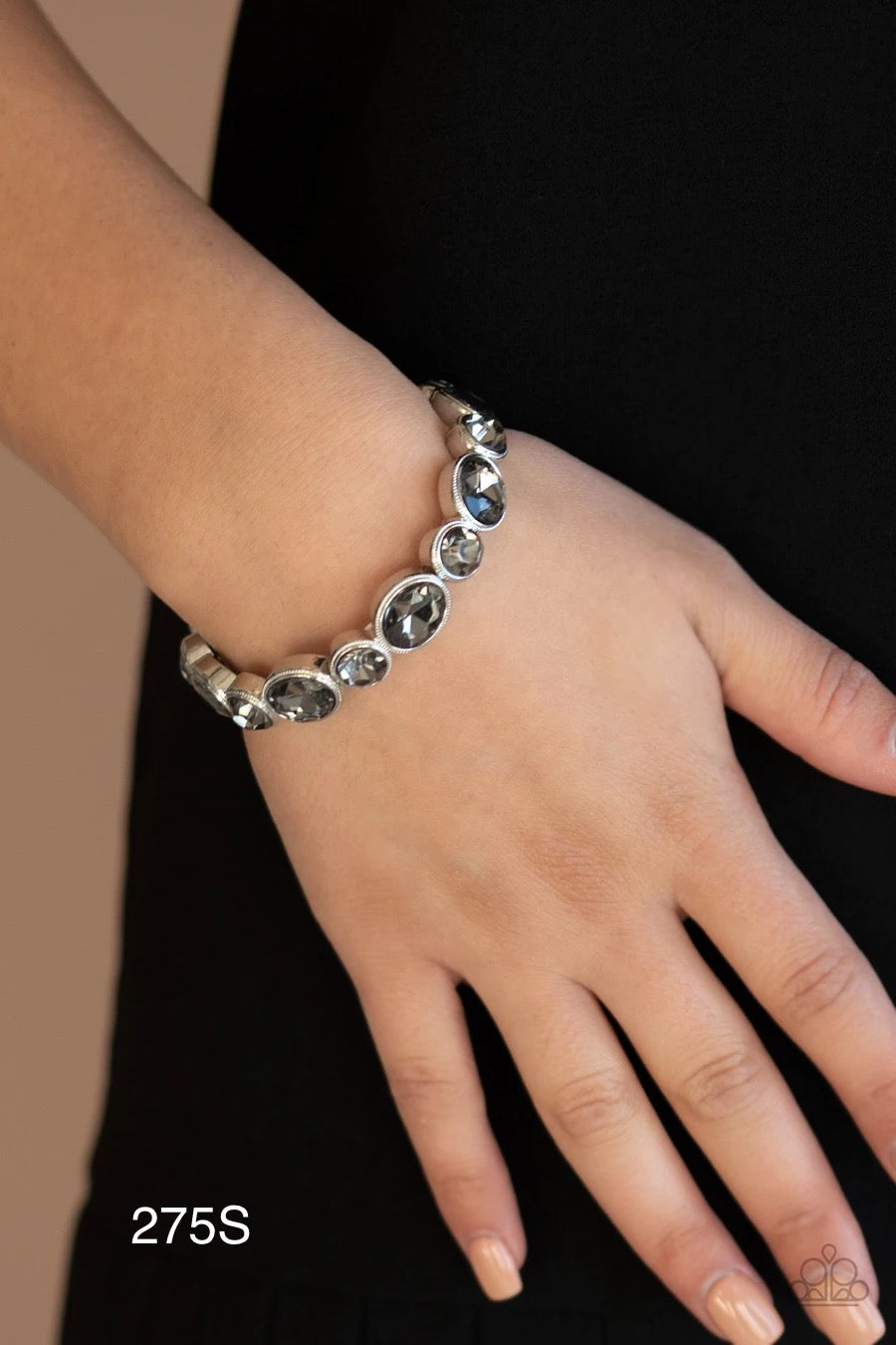 Paparazzi “Still GLOWING Strong” Silver Stretch Bracelet - Cindys Bling Boutique