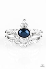 Load image into Gallery viewer, Paparazzi “Timeless Tiaras“ Blue Ring
