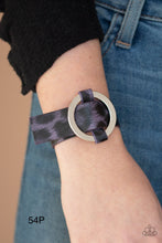 Load image into Gallery viewer, Paparazzi &quot;Jungle Cat Couture&quot; - Purple - Bracelet
