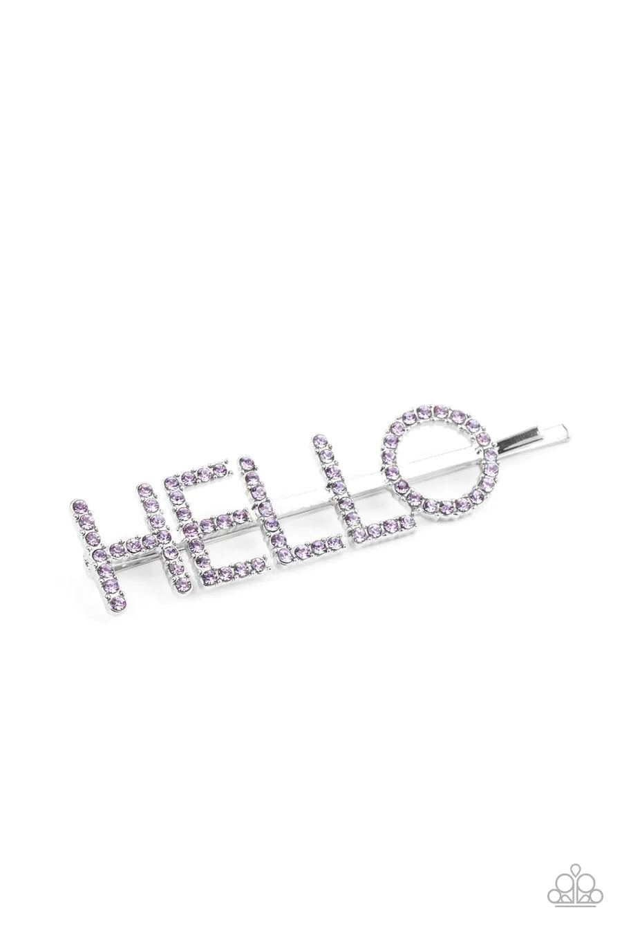 Paparazzi “Hello There” Purple - Hair Clip