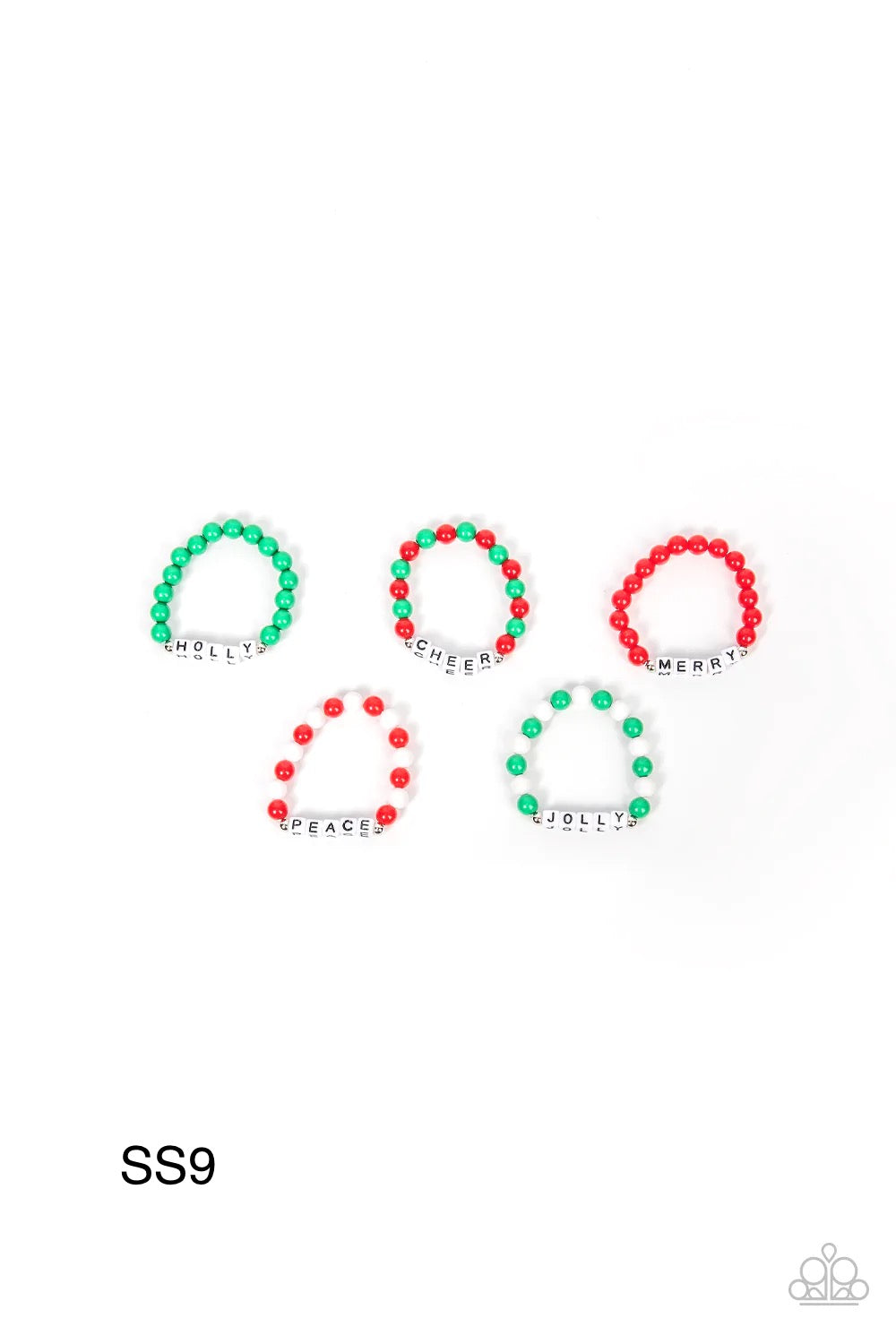 Paparazzi - Starlet Shimmer - Holiday Kids Bracelets Set of 5