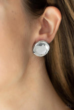 Load image into Gallery viewer, Paparazzi “Double-Take Twinkle” White Post Earrings - Cindysblingboutique
