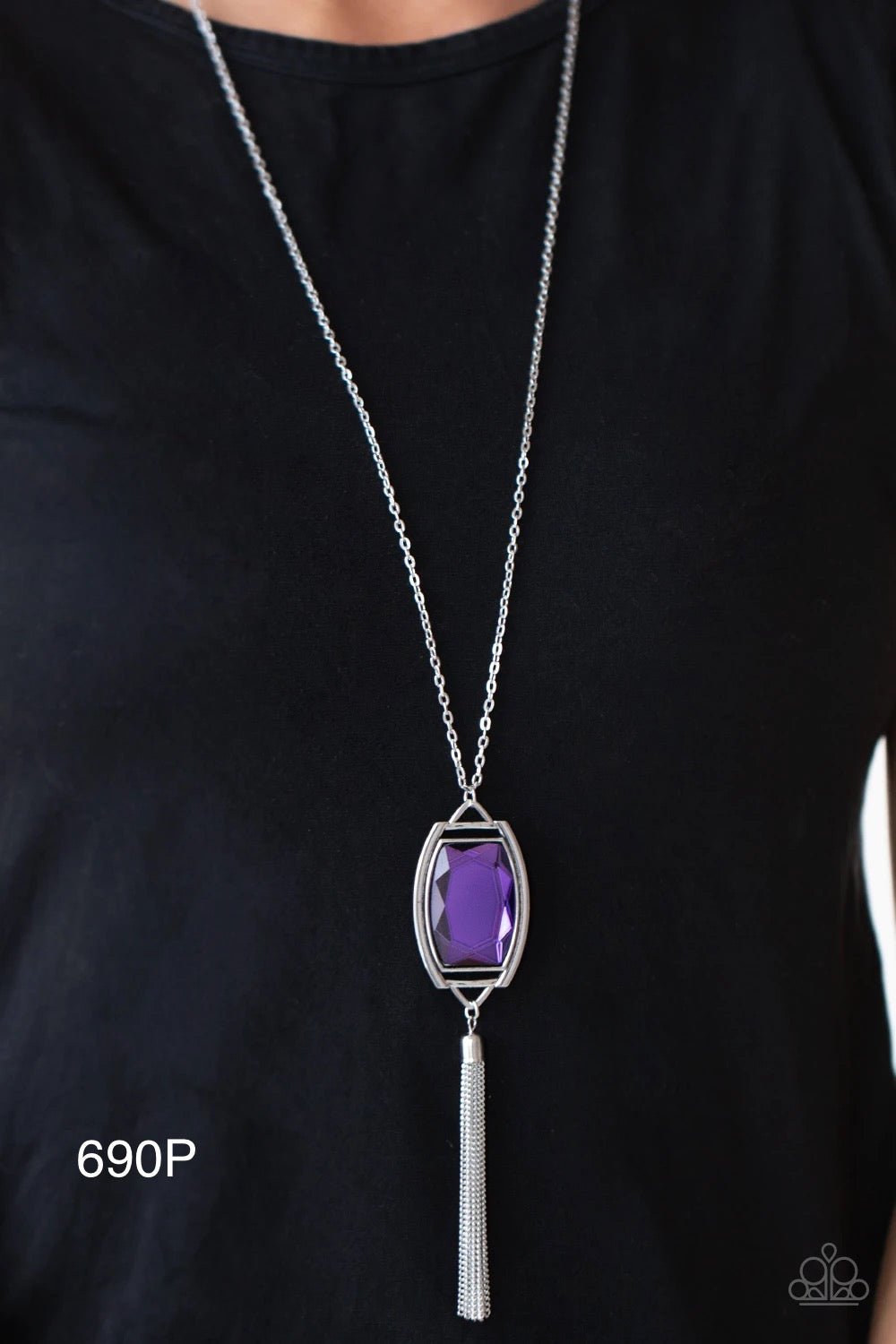 Paparazzi “Timeless Talisman” - Purple Necklace Earring Set