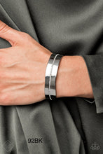 Load image into Gallery viewer, Paparazzi &quot;Raw Razzle&quot; Black Cuff Bracelet
