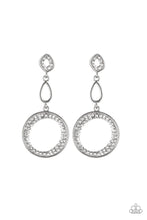 Load image into Gallery viewer, Paparazzi “On The Glamour Scene” White Post Earrings - Cindys Bling Boutique
